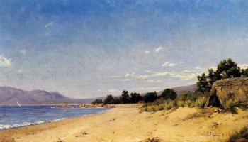 Paul-Camille Guigou : Hut by the Seashore